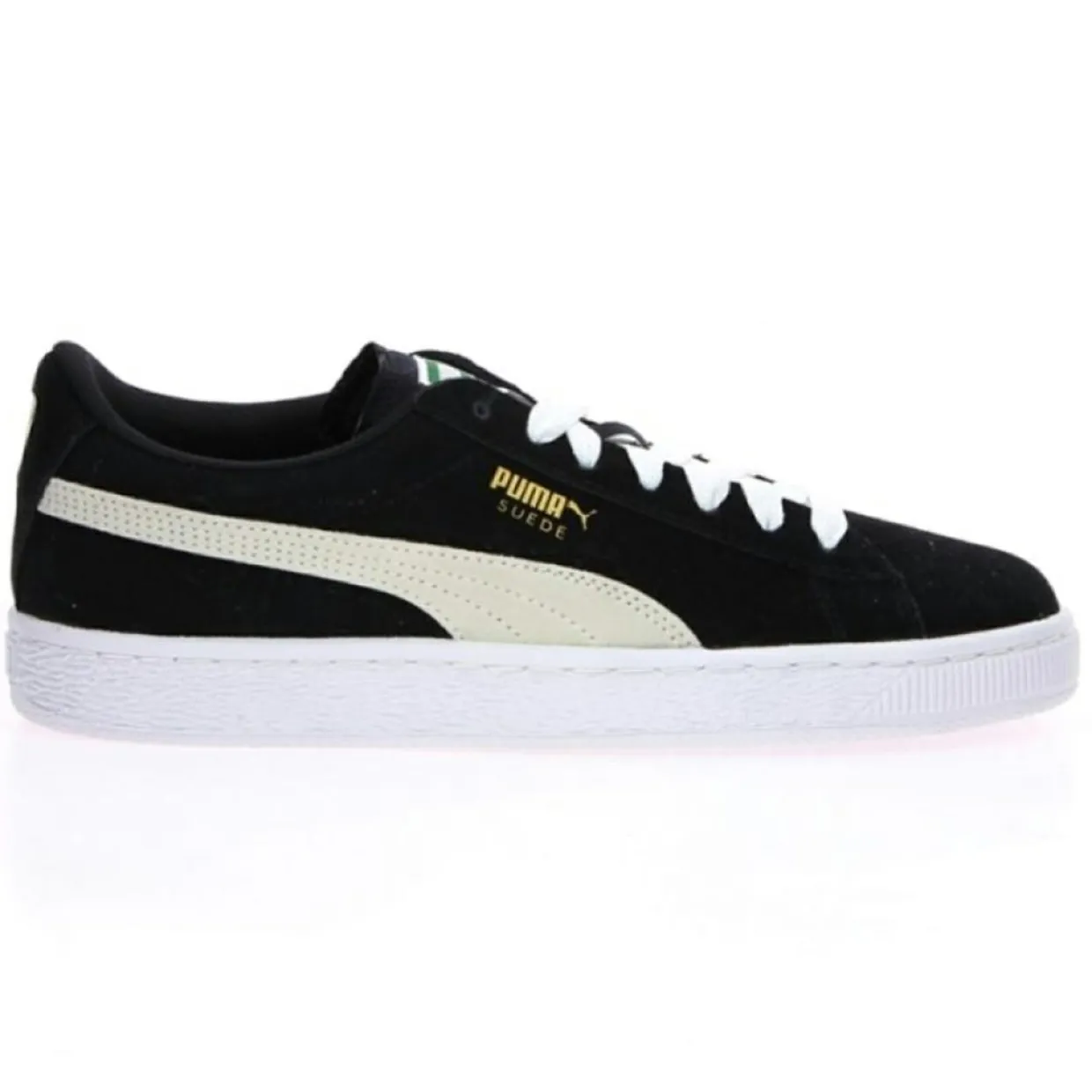 Baskets en Velours de Cuir à lacets noires-Puma Best