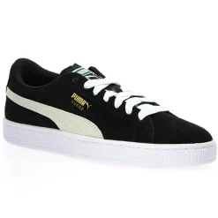 Baskets en Velours de Cuir à lacets noires-Puma Best
