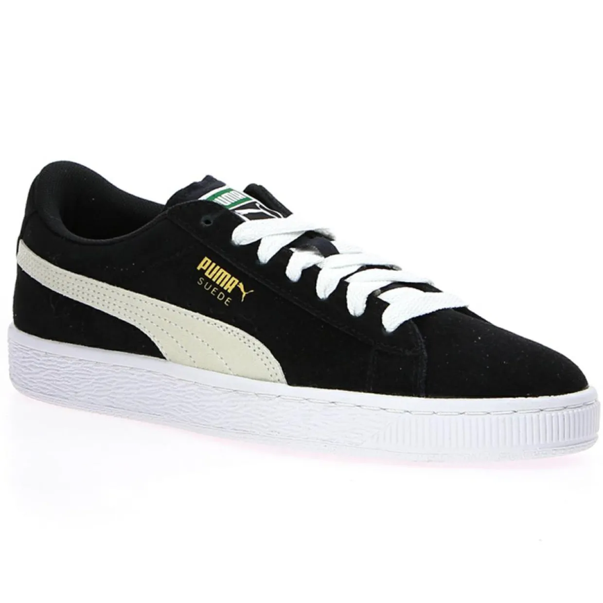 Baskets en Velours de Cuir à lacets noires-Puma Best