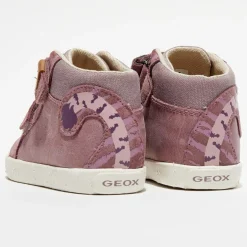 Baskets en Velours de Cuir Kilwi x WWF rose foncé-Geox Discount