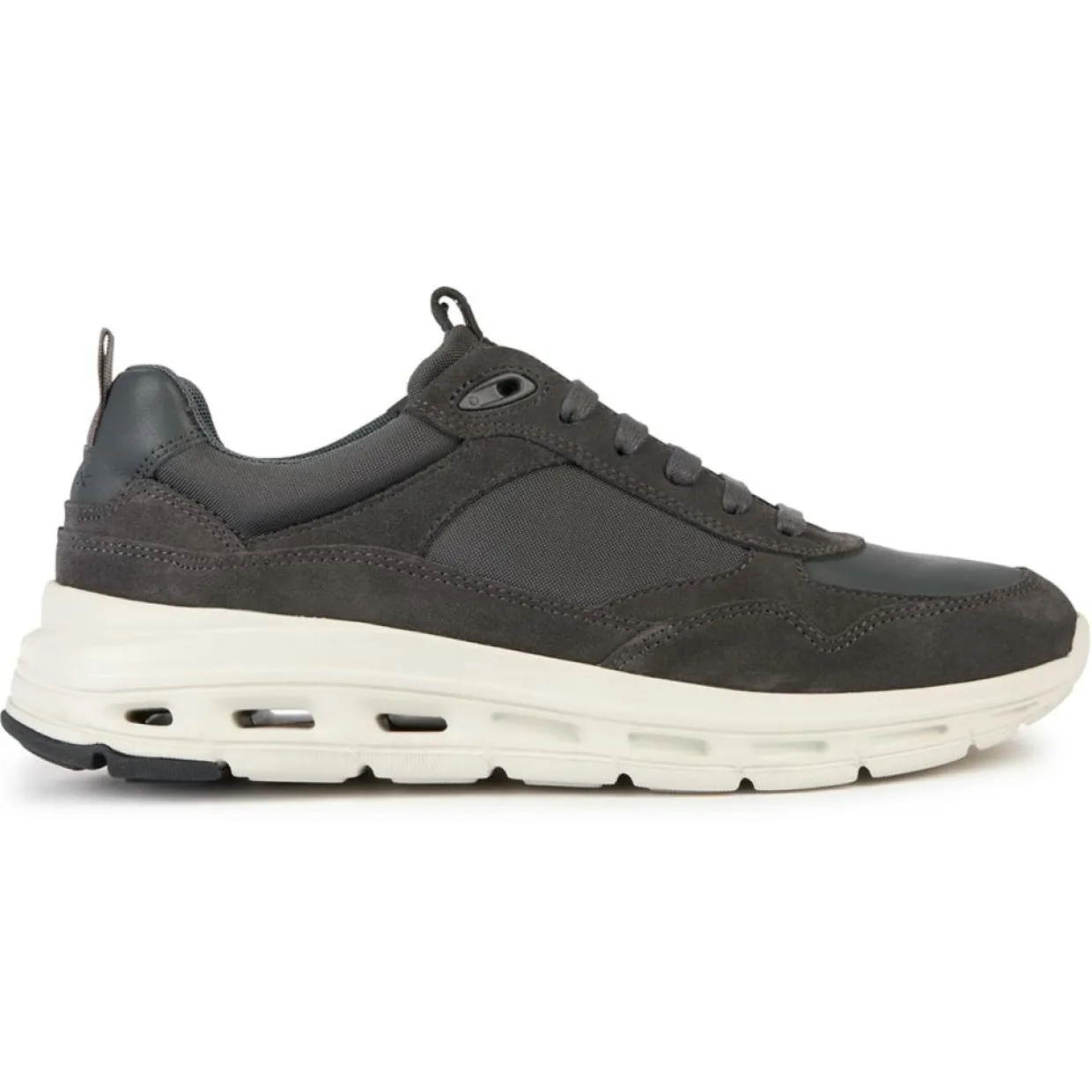 Baskets en Velours de Cuir Hoverstream graphite-Geox Best