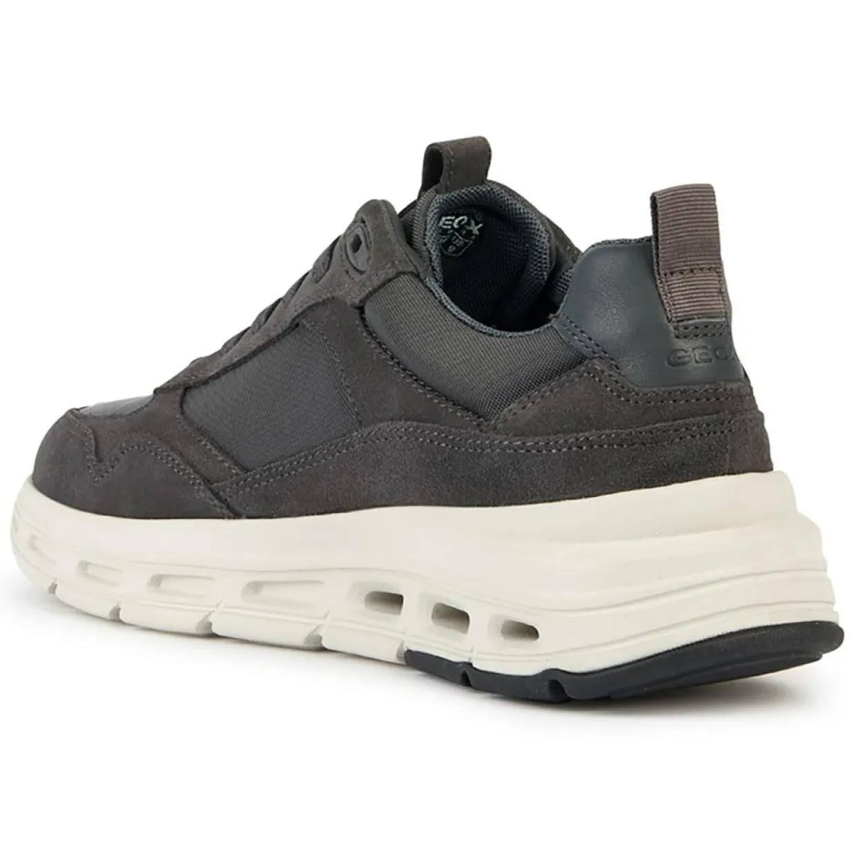 Baskets en Velours de Cuir Hoverstream graphite-Geox Best