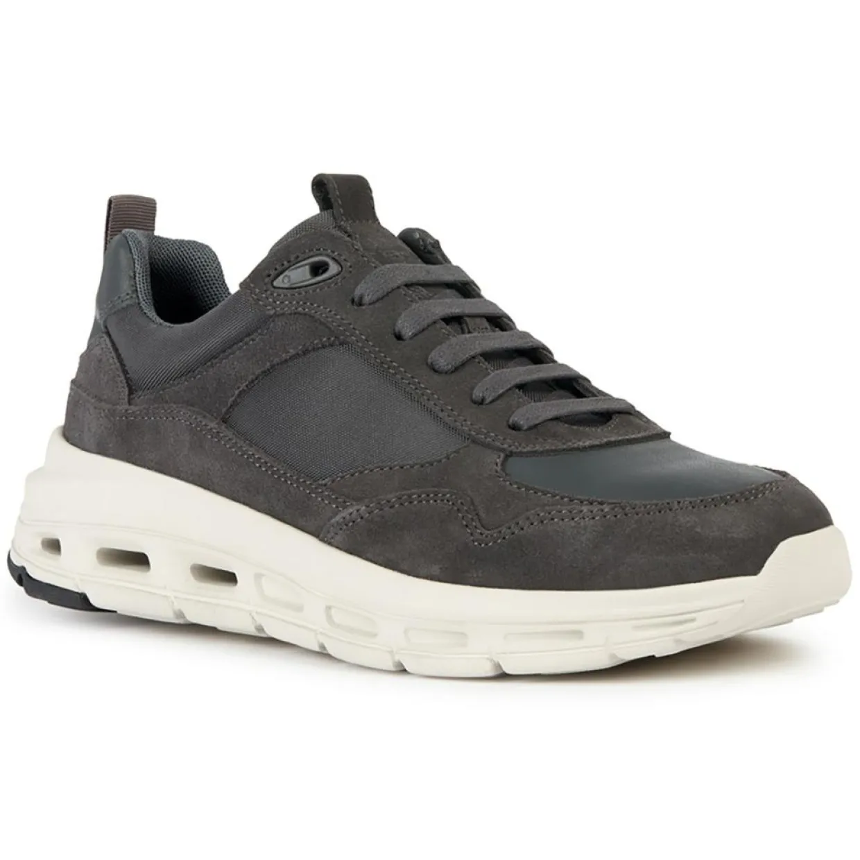 Baskets en Velours de Cuir Hoverstream graphite-Geox Best