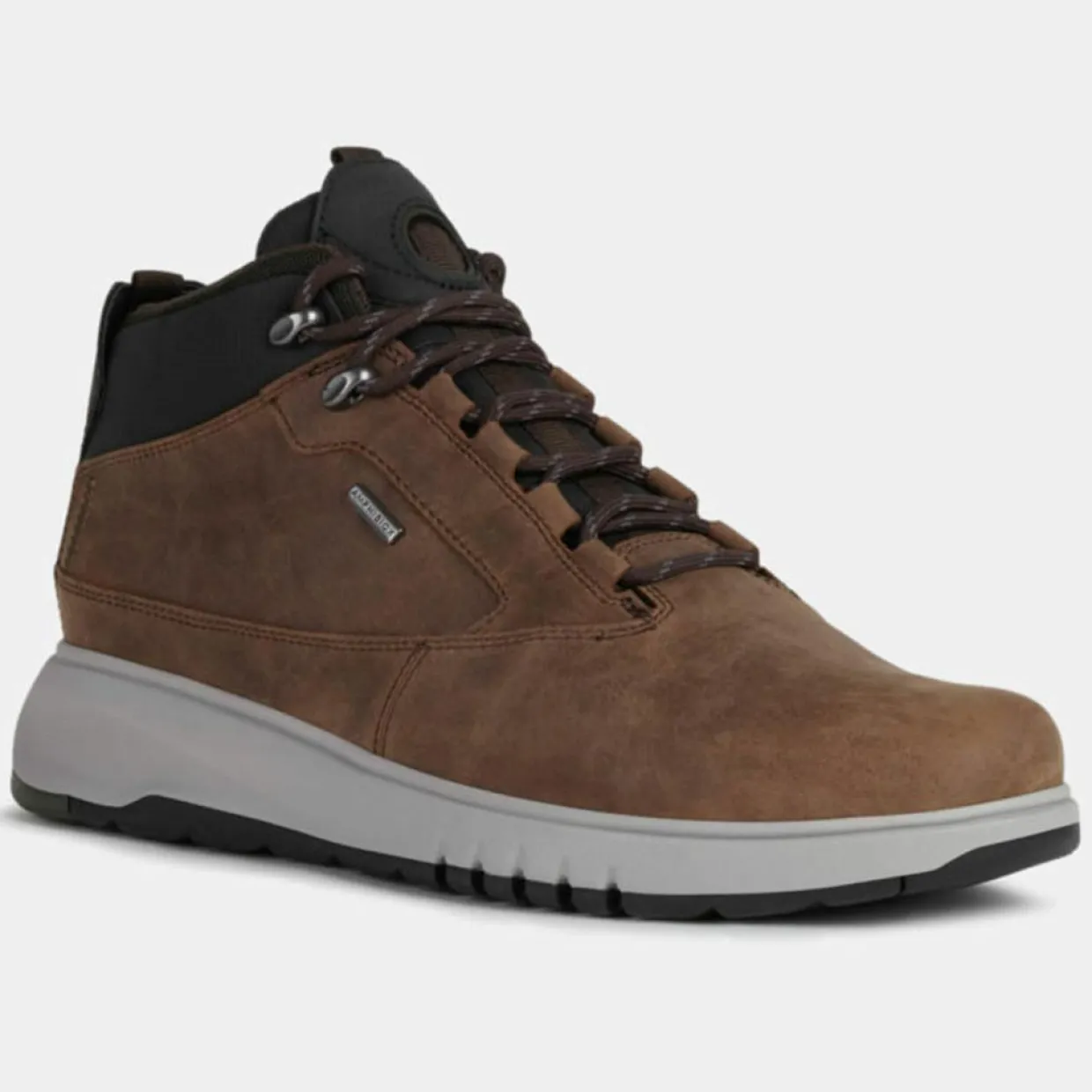 Homme Geox Baskets^Baskets en Velours de Cuir Aerantis 4X4 marron