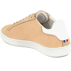 Baskets en Velours de Cuir Avantage beige/blanc-Le Coq Sportif Best