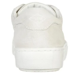 Femme Palladium Baskets^Baskets en Velours de Cuir ajourées Maliga Sud écrues
