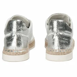 Femme Canal Saint Martin Baskets^Baskets espadrilles en Cuir Lancry argentées