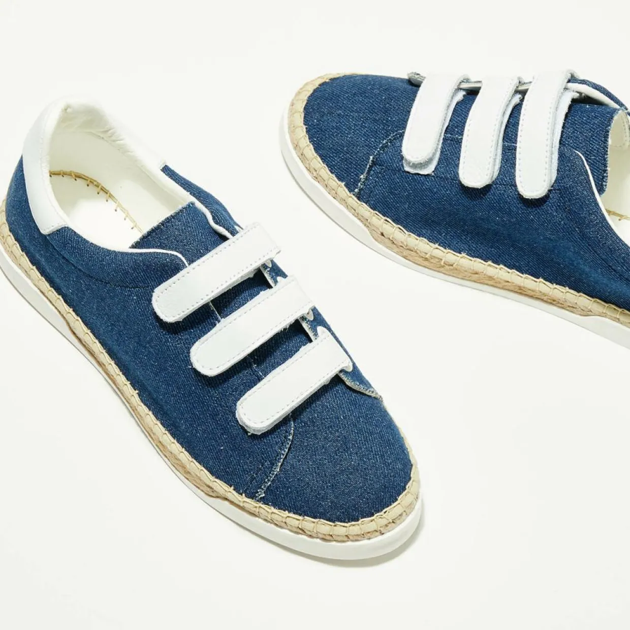 Baskets espadrilles en Cuir Lancry jean-Canal Saint Martin Discount