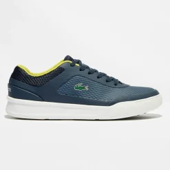 Homme Lacoste Baskets^Baskets Explorateur Sport 317 5 bleu marine/jaune