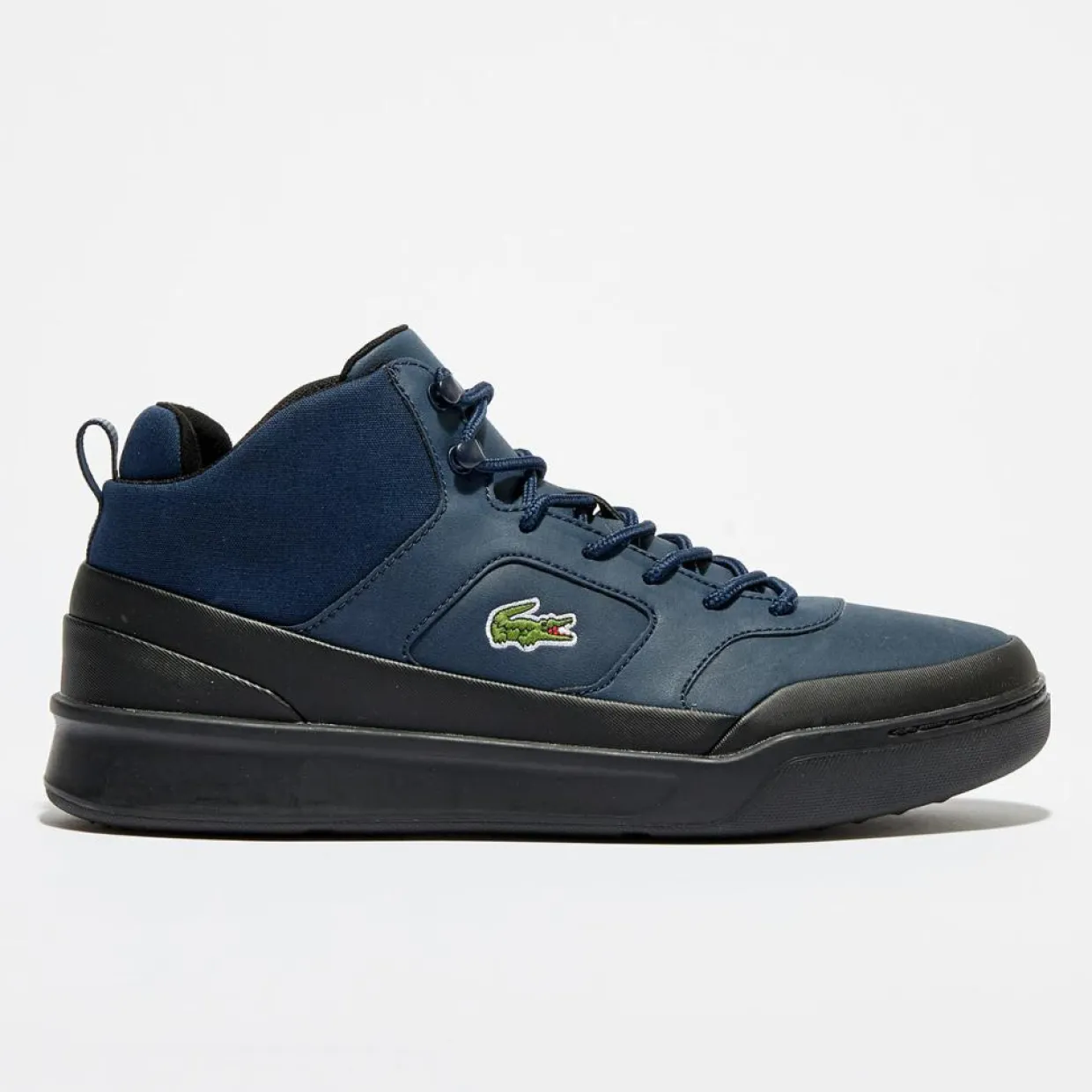 Baskets Explorateur Spt Mid 417 2 Q4 bleu marine/noir-Lacoste Clearance
