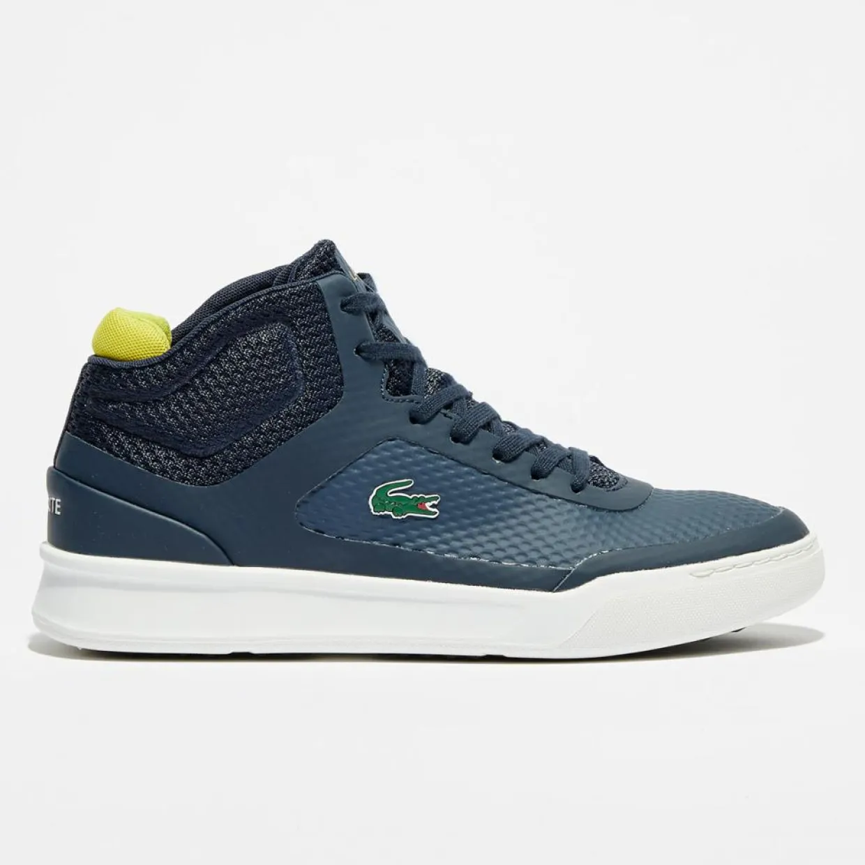 Homme Lacoste Baskets^Baskets Explorateur Spt Mid 317 5 bleu marine/jaune