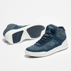 Homme Lacoste Baskets^Baskets Explorateur Spt Mid 317 2 bleu marine/blanc