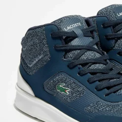 Homme Lacoste Baskets^Baskets Explorateur Spt Mid 317 2 bleu marine/blanc