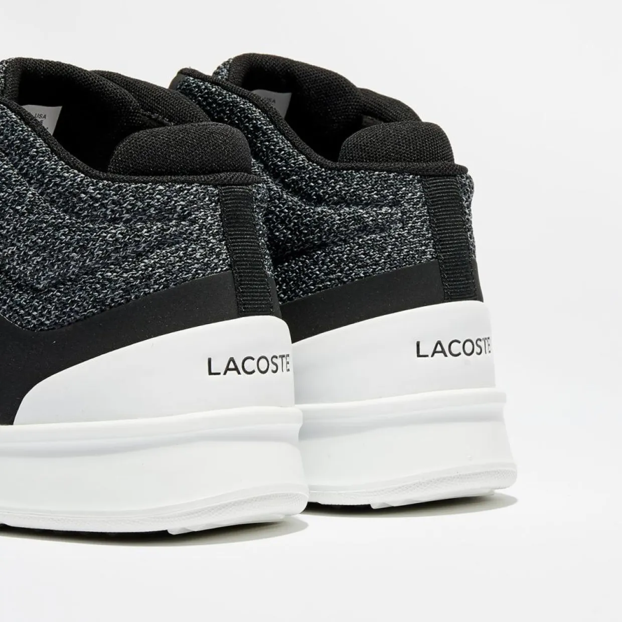 Homme Lacoste Baskets^Baskets Explorateur Spt Mid 317 2 noir/blanc