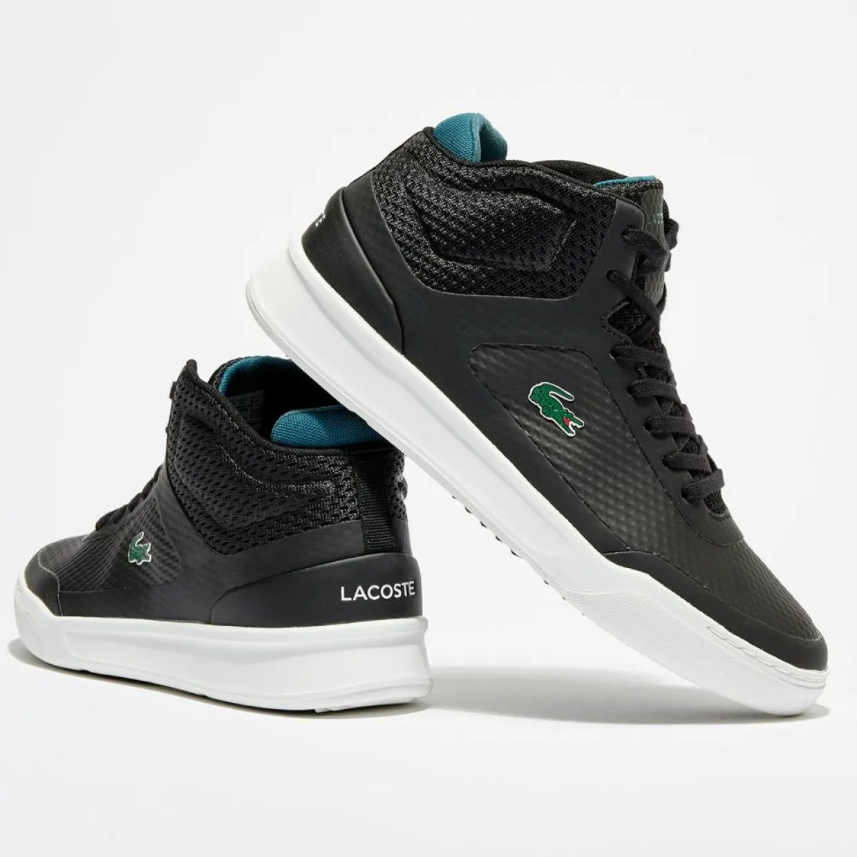 Baskets Explorateur Spt Mid 317 5 noir/vert foncé-Lacoste Sale