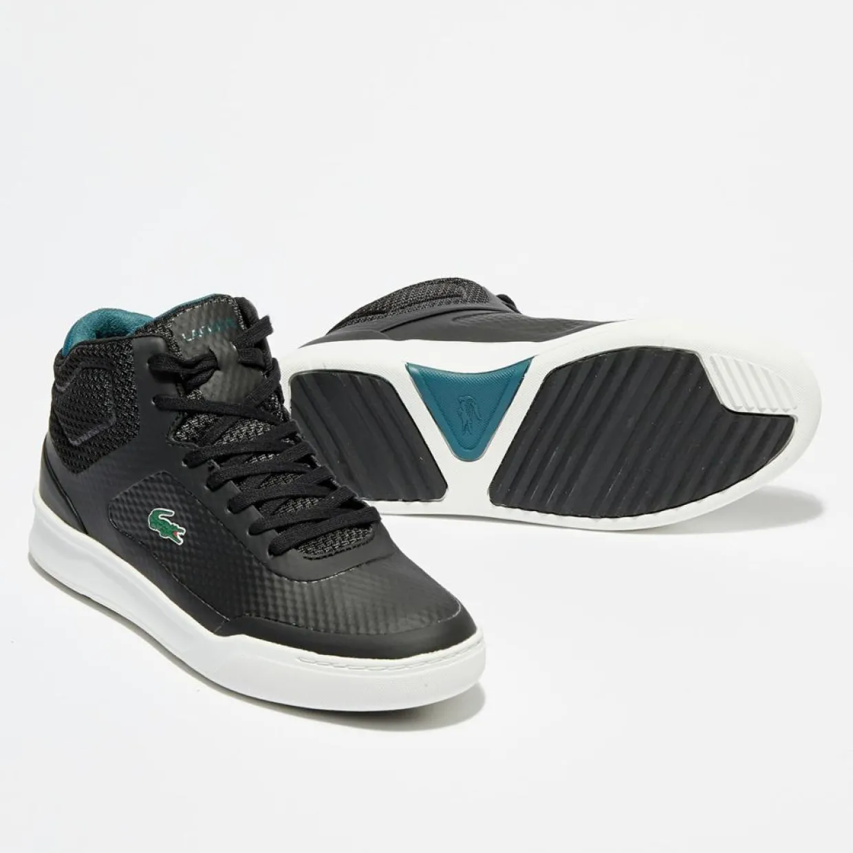 Baskets Explorateur Spt Mid 317 5 noir/vert foncé-Lacoste Sale