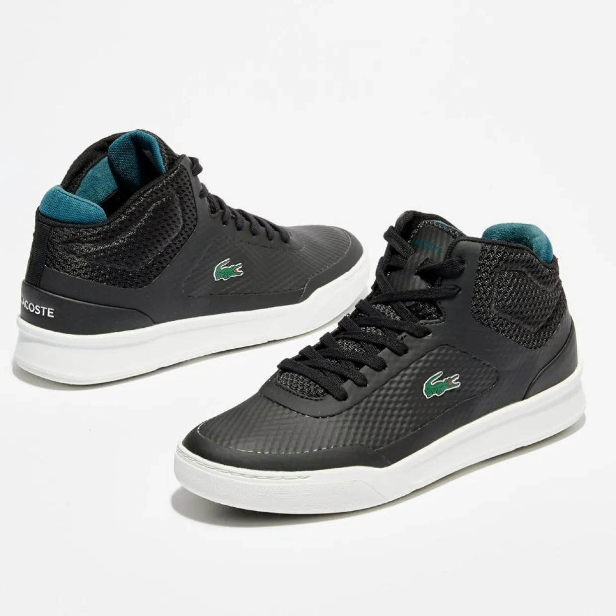 Baskets Explorateur Spt Mid 317 5 noir/vert foncé-Lacoste Sale