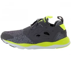 Homme Reebok Baskets^Baskets Furlyte gris/jaune
