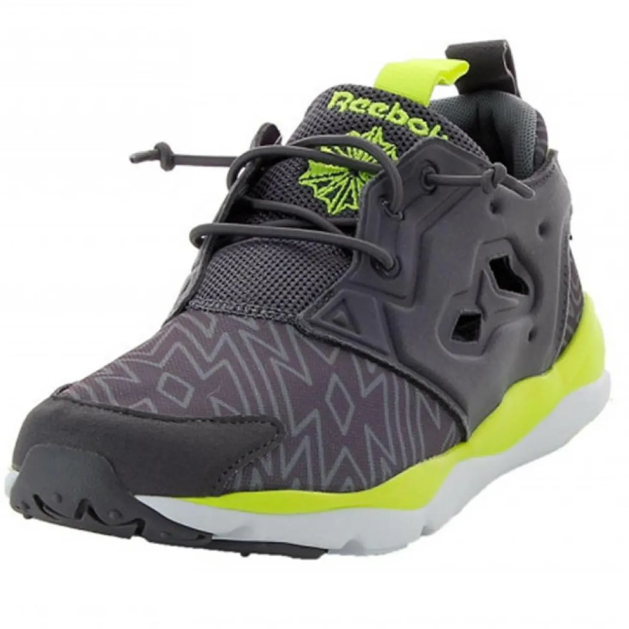 Homme Reebok Baskets^Baskets Furlyte gris/jaune