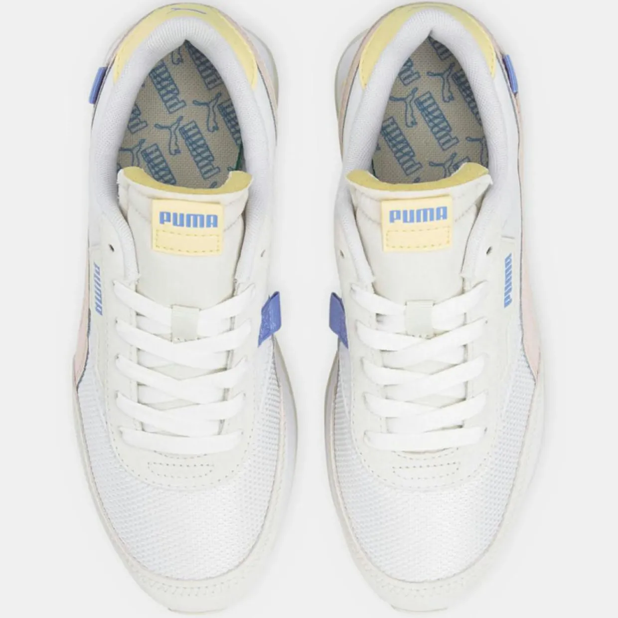 Baskets Future Rider blanc/gris-Puma Outlet