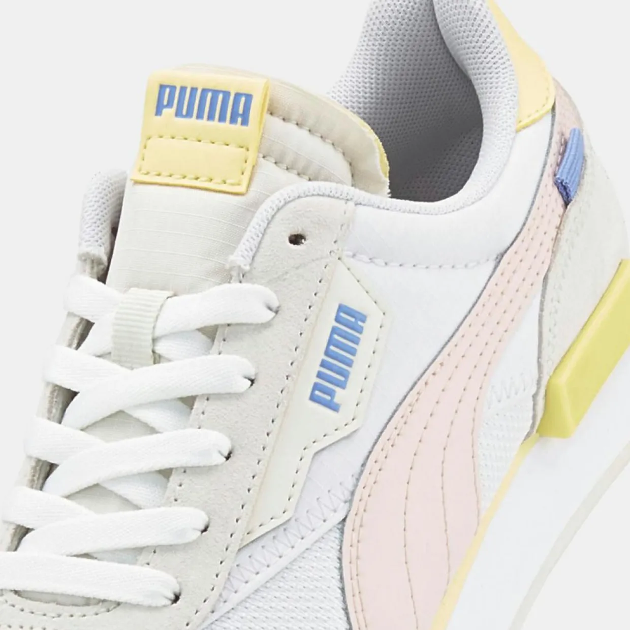Baskets Future Rider blanc/gris-Puma Outlet