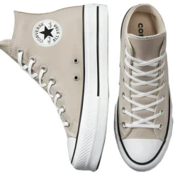 Femme Converse Baskets^Baskets Hi All Star Lift beiges
