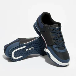Homme Lacoste Baskets^Baskets Indiana Evo 417 1 Q4 noir/bleu marine