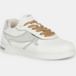 Femme Geox Baskets^Baskets Jaysen blanc/argenté