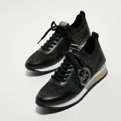 Femme Michael Kors Chaussures Baskets^Baskets Jenkins noir/gris