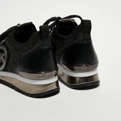 Femme Michael Kors Chaussures Baskets^Baskets Jenkins noir/gris