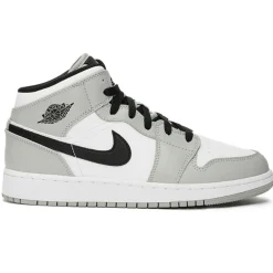 Femme Nike Baskets^Baskets Jordan 1 Mid grises