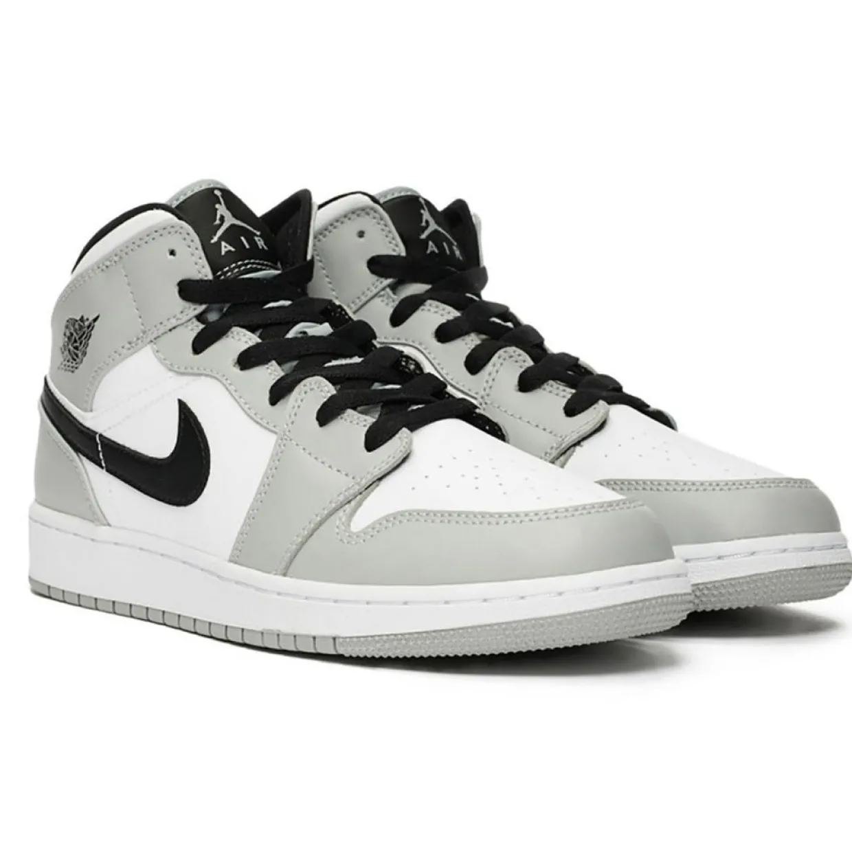Femme Nike Baskets^Baskets Jordan 1 Mid grises