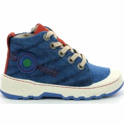 Enfant Kickers Garçon^Baskets Kickrup bleu/rouge