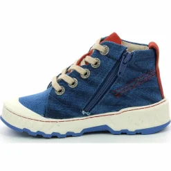 Enfant Kickers Garçon^Baskets Kickrup bleu/rouge