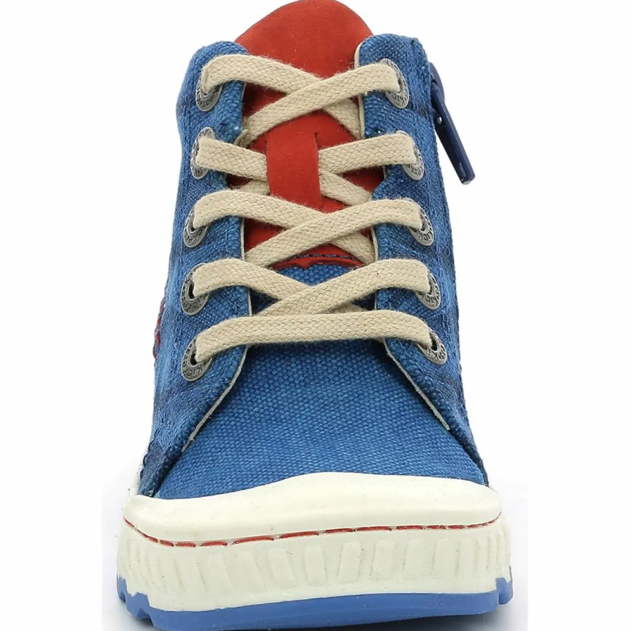 Enfant Kickers Garçon^Baskets Kickrup bleu/rouge