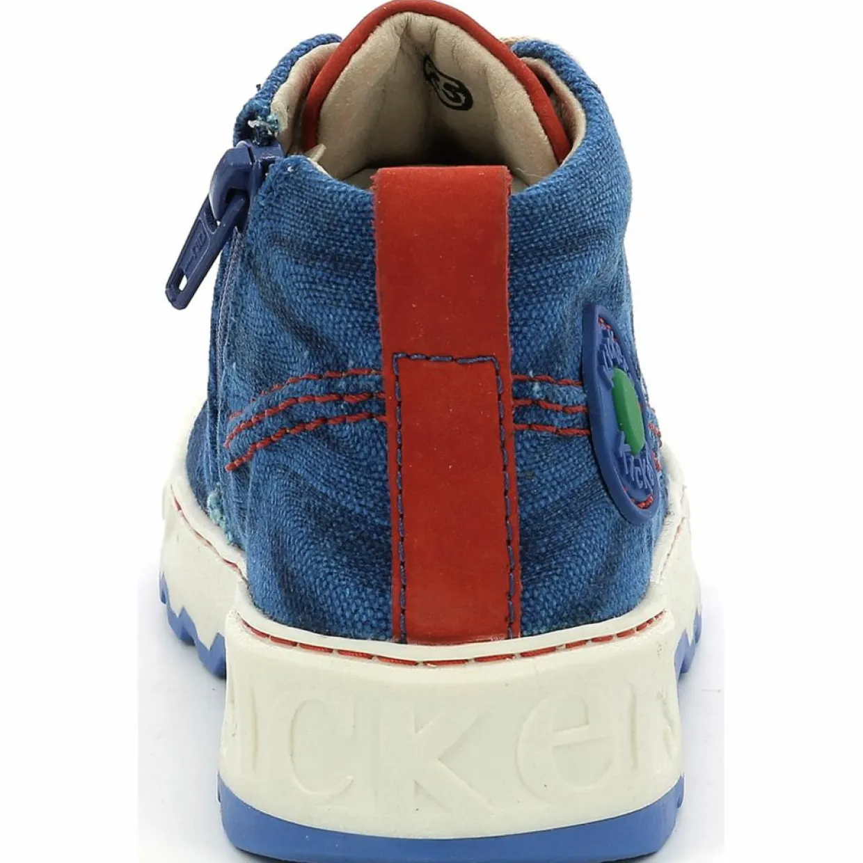 Enfant Kickers Garçon^Baskets Kickrup bleu/rouge