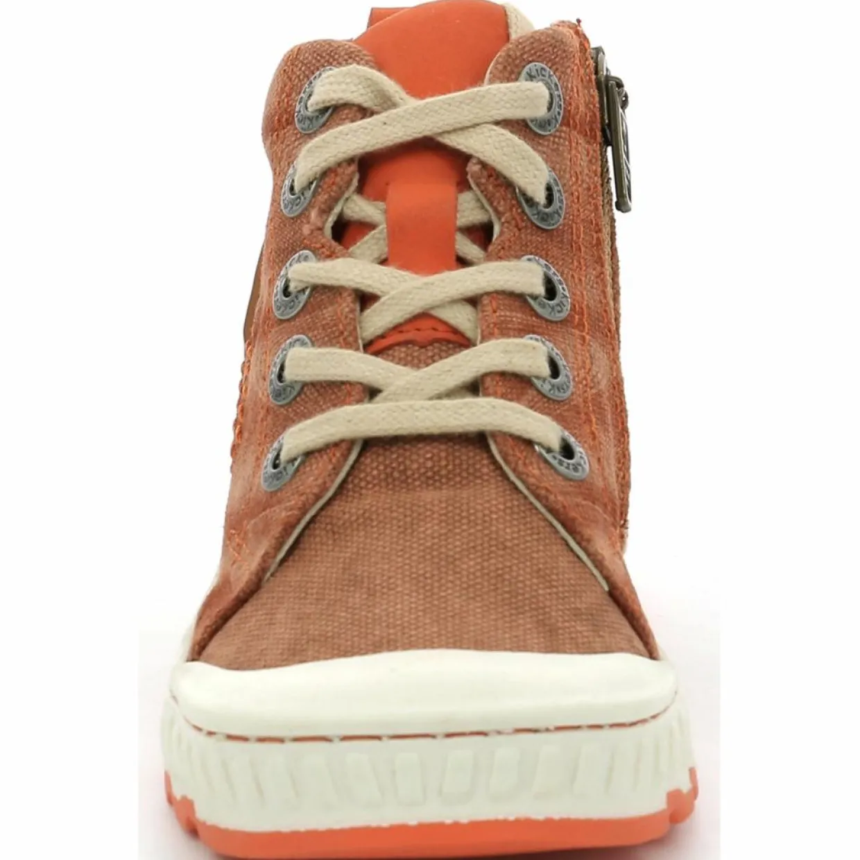 Enfant Kickers Garçon^Baskets Kickrup camel/orange