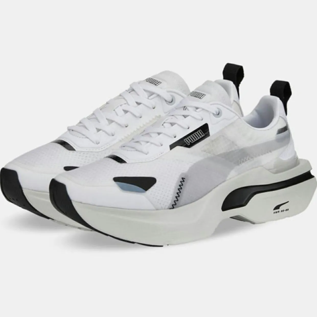 Baskets Kosmo Rider blanc/gris-Puma Discount