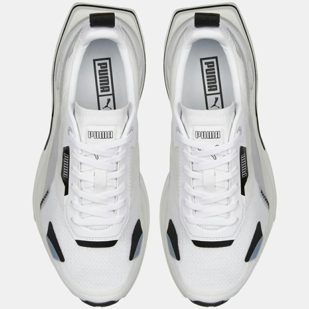Baskets Kosmo Rider blanc/gris-Puma Discount