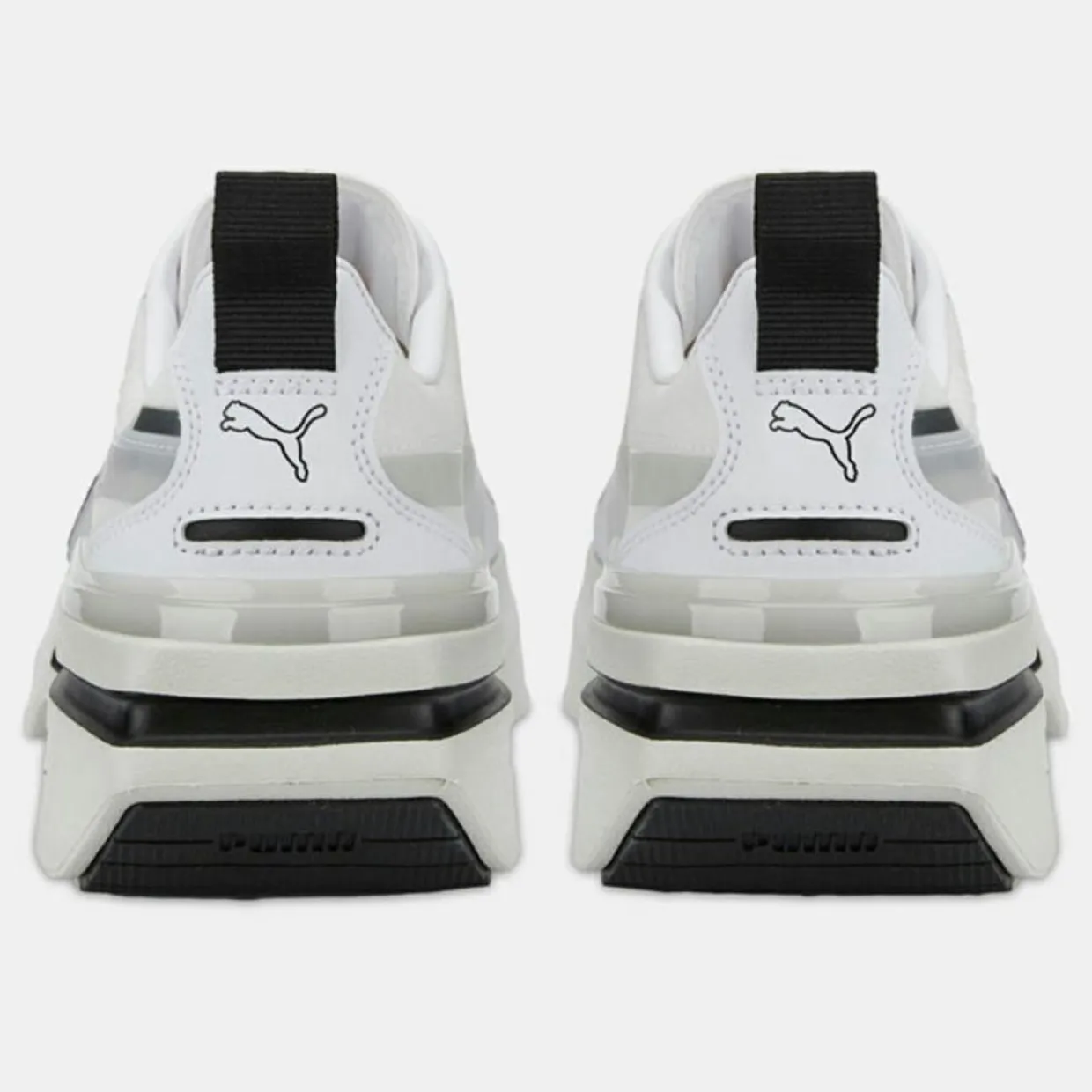 Baskets Kosmo Rider blanc/gris-Puma Discount