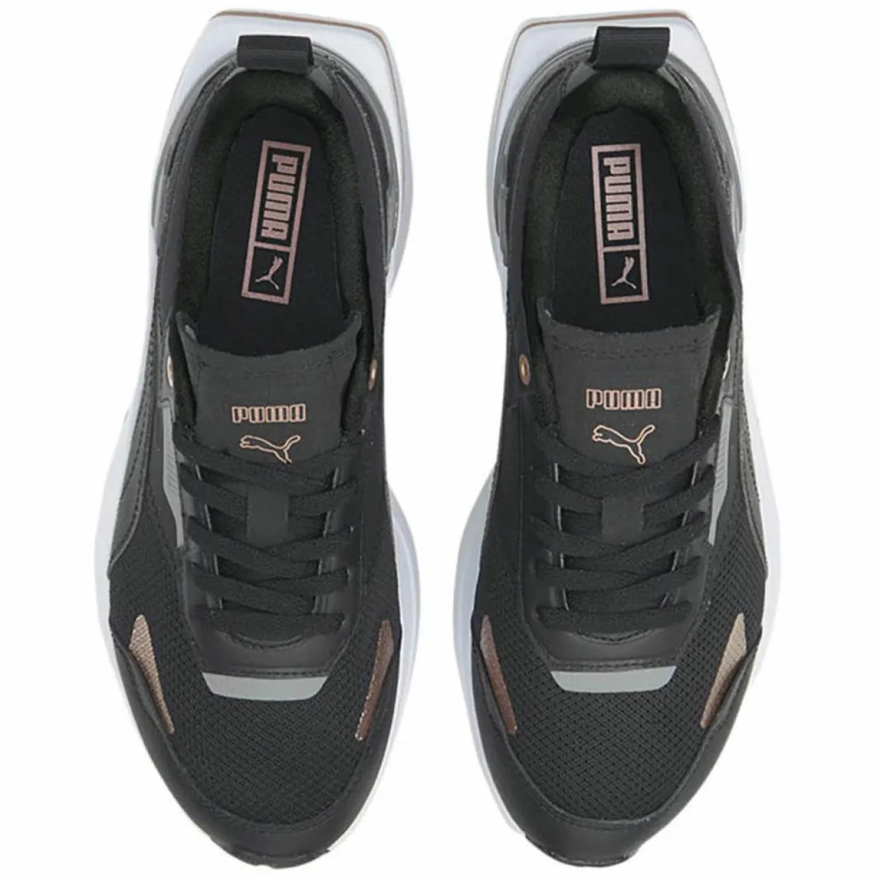 Femme Puma Baskets^Baskets Kosmo Rider Metal noires