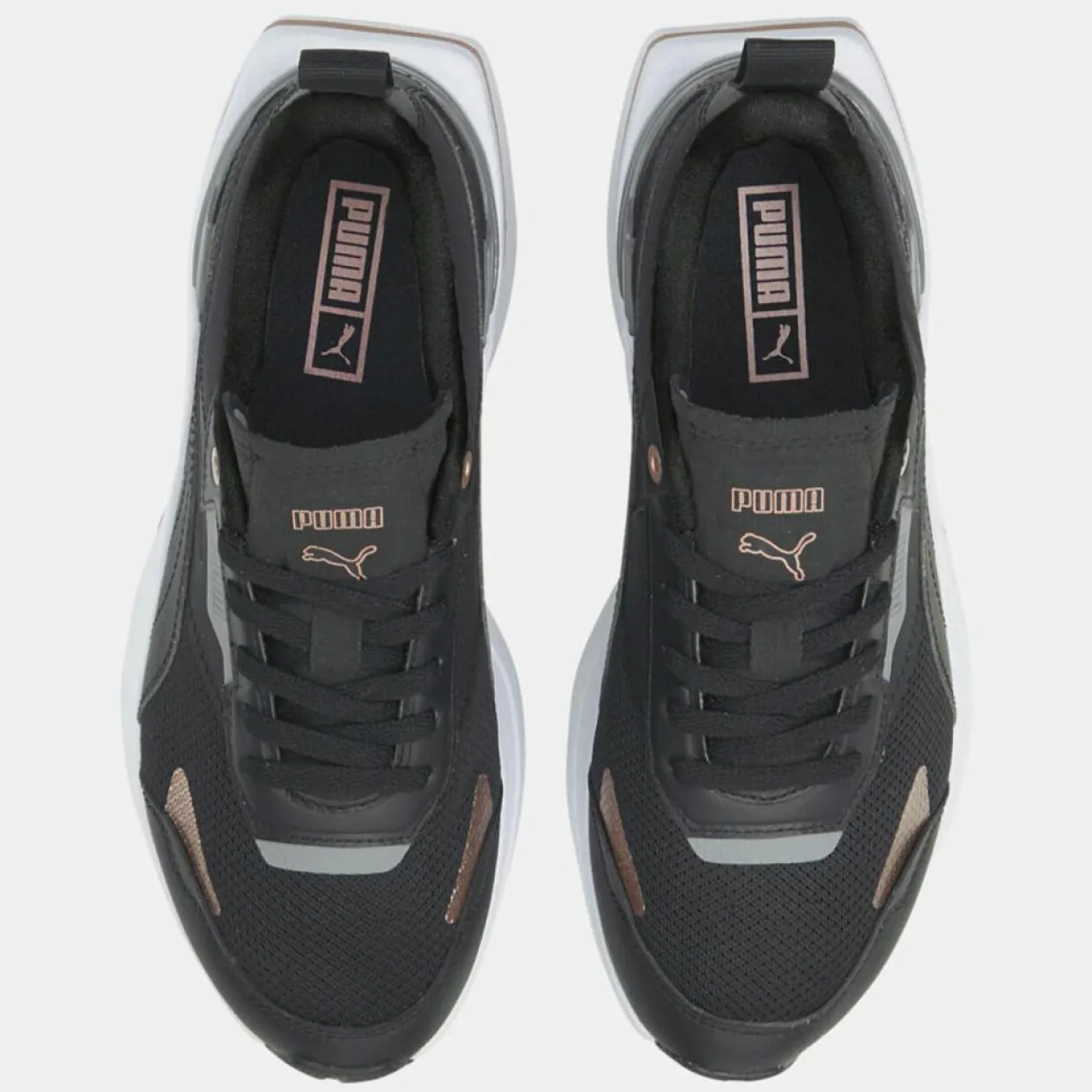 Femme Puma Baskets^Baskets Kosmo Rider Metal noires