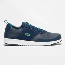 Homme Lacoste Baskets^Baskets L.Ight 317 1 bleu marine/vert
