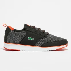 Homme Lacoste Baskets^Baskets L.Ight 317 1 noir/rouge