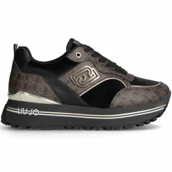 Femme Liu-Jo Baskets^Baskets Maxi marron/noir