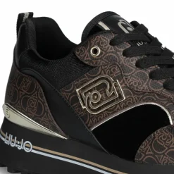 Femme Liu-Jo Baskets^Baskets Maxi marron/noir
