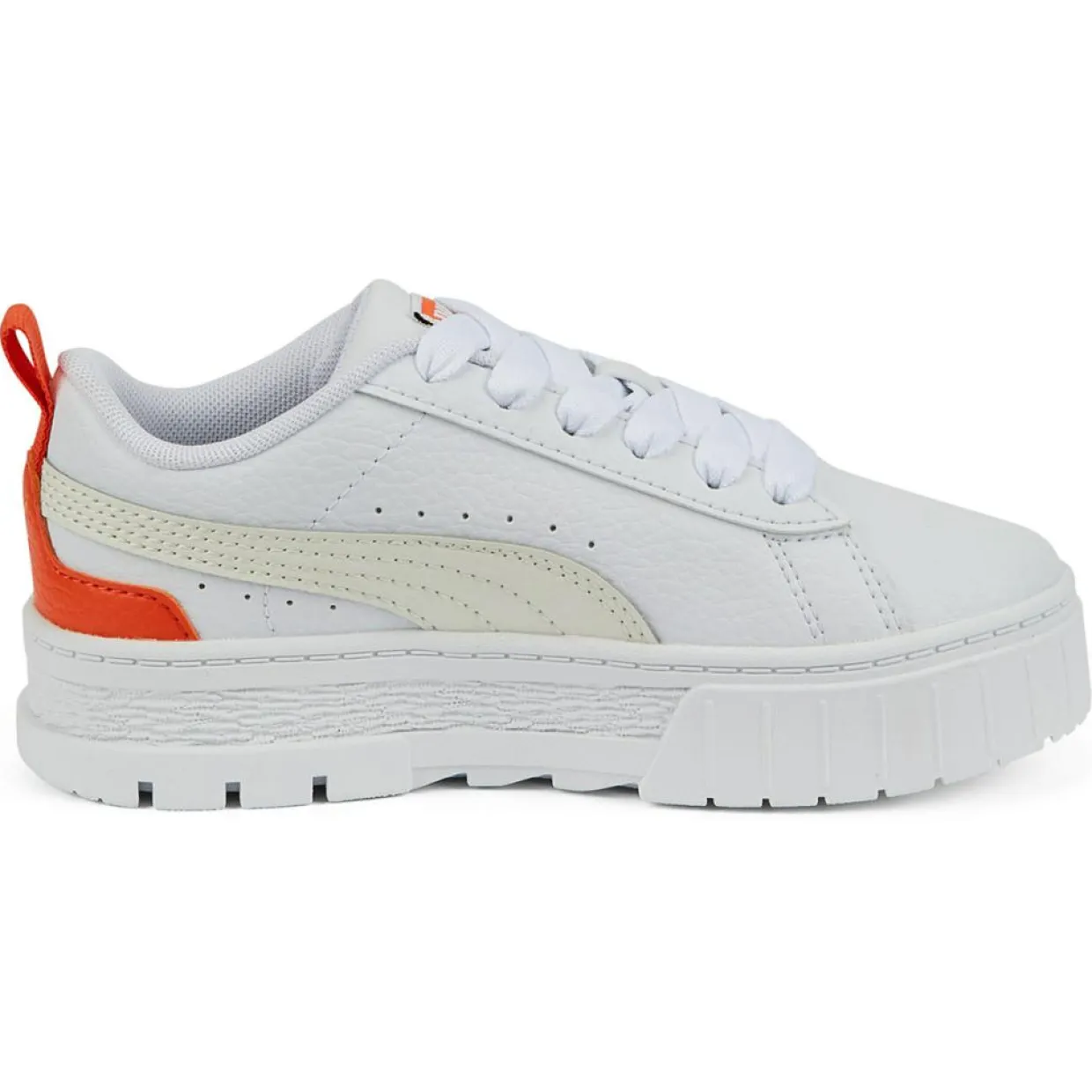 Baskets Mayze Lth blanc/orange-Puma