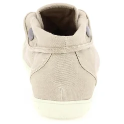 Femme Palladium Baskets^Baskets montantes en Toile Gaetane sergée sable