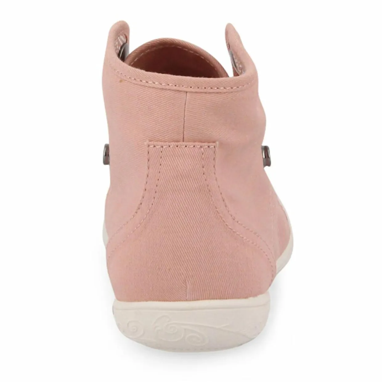 Femme Palladium Baskets^Baskets montantes en Twill Gaetane rose clair