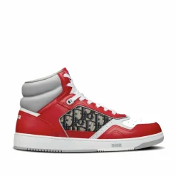 Homme Dior Baskets^Baskets montantes Oblique rouges